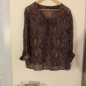 Women| silk printed shirt